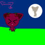 Cherry-chan the werefox howls at a moon :3
