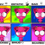 TW: dizzy. Cherry Chan expression sheet #1
