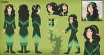 13. Team X: Zaira character sheet by Eveeka