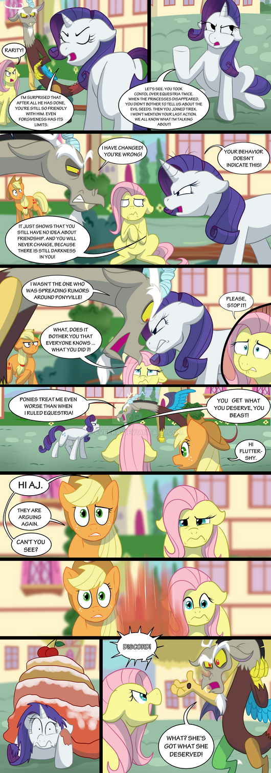 Tla Rula Mlp TLA pg 27-29: Rarity is mad at Discord by Eveeka on DeviantArt