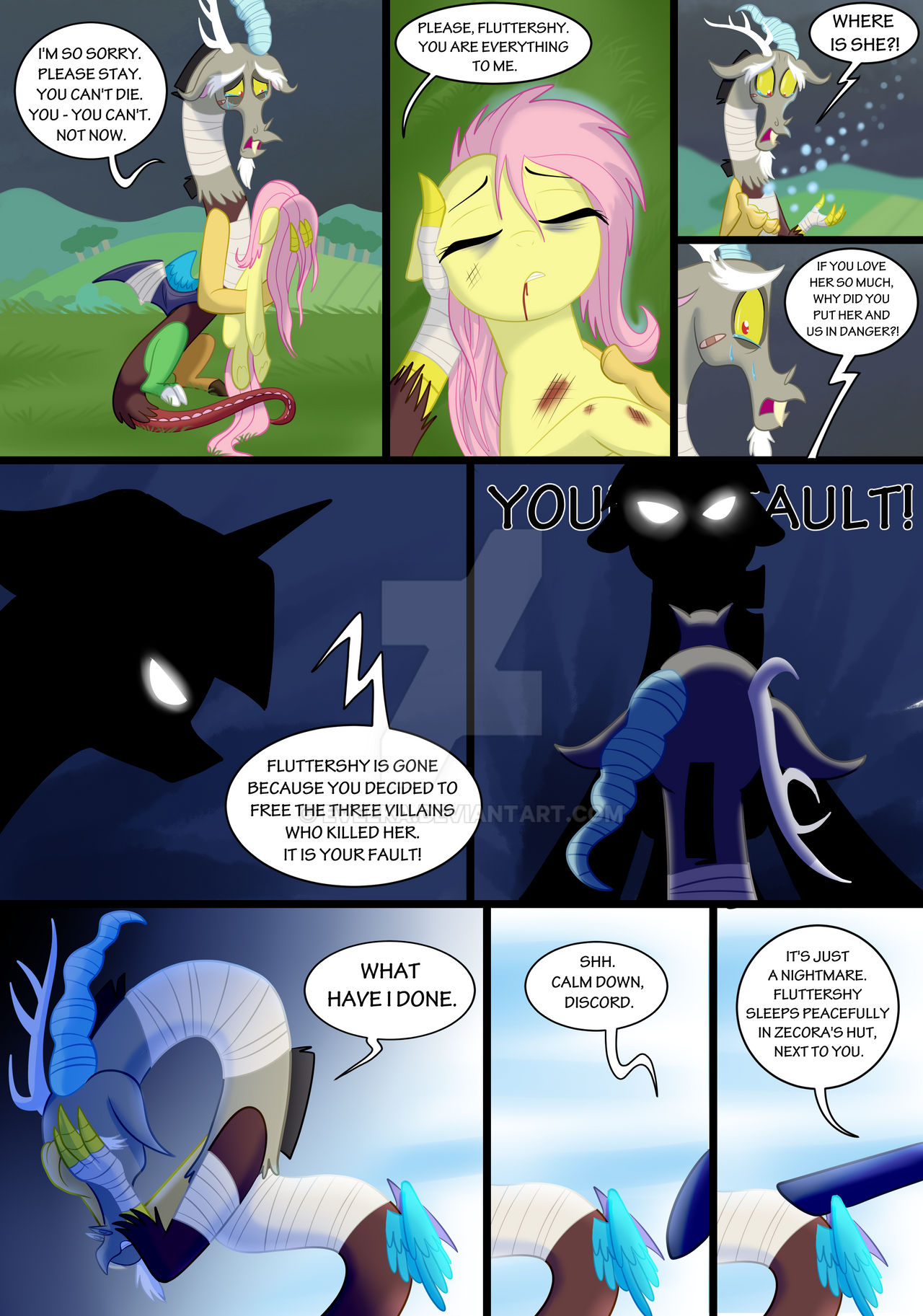 Tla Rula Mlp MLP FIM TLA pg 189: Nightmares by Eveeka on DeviantArt