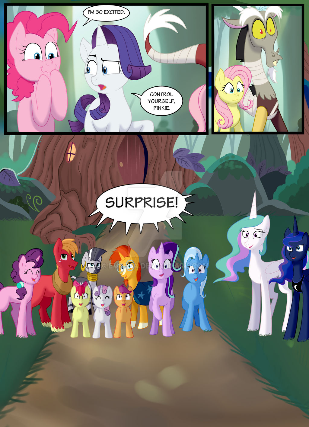 Tla Rula Mlp MLP FIM TLA pg 220: The surprise by Eveeka on DeviantArt