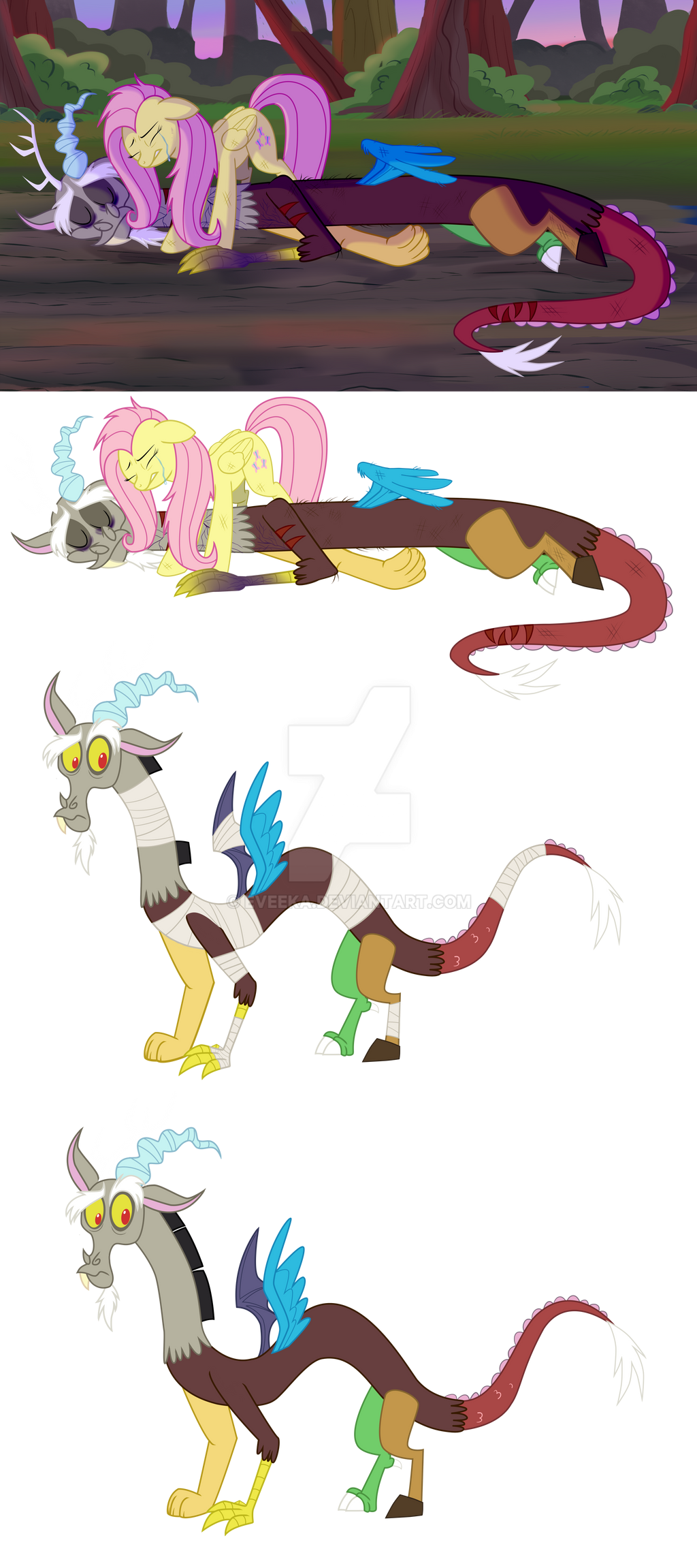 My little pony discord and best sale fluttershy