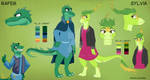 105-106. Team X: Rafer and Sylvia character sheet by Eveeka