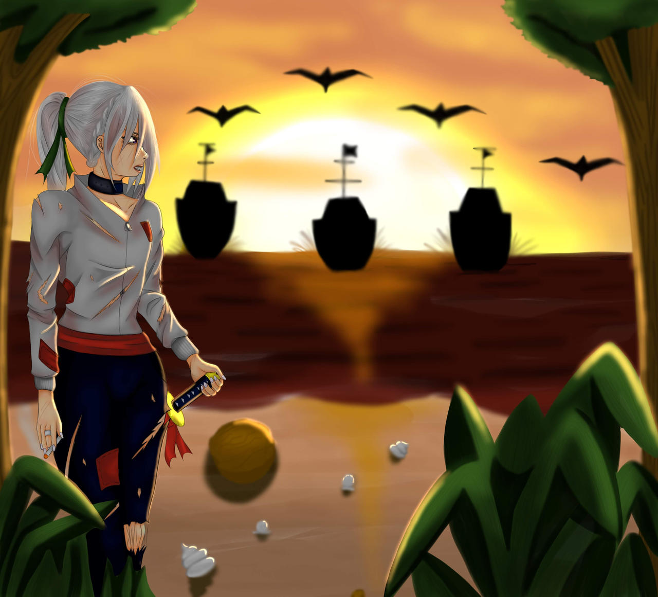 File 44 Deviantart Sunset (Practice 1) by Nickel44 on DeviantArt