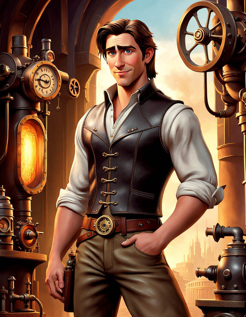 Steampunk Flynn Rider by svagebeast69 on DeviantArt
