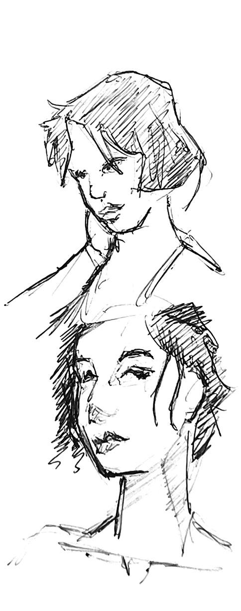 Two faces by DHokerG on DeviantArt