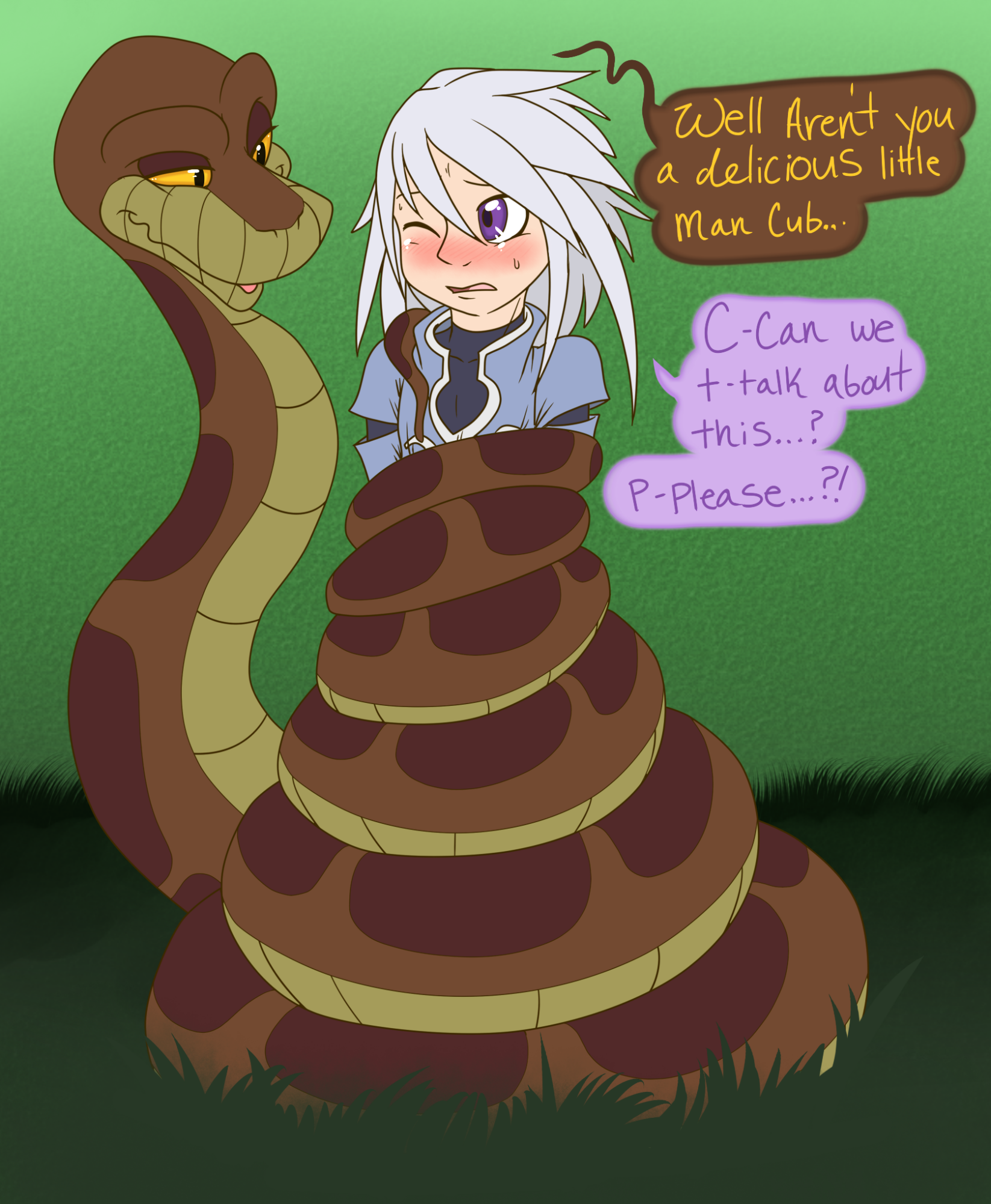 Kaa Vs Genis 1 By Morgithenaga On Deviantart Kaa Vs Genis 1 By Morgithenaga On Deviantart