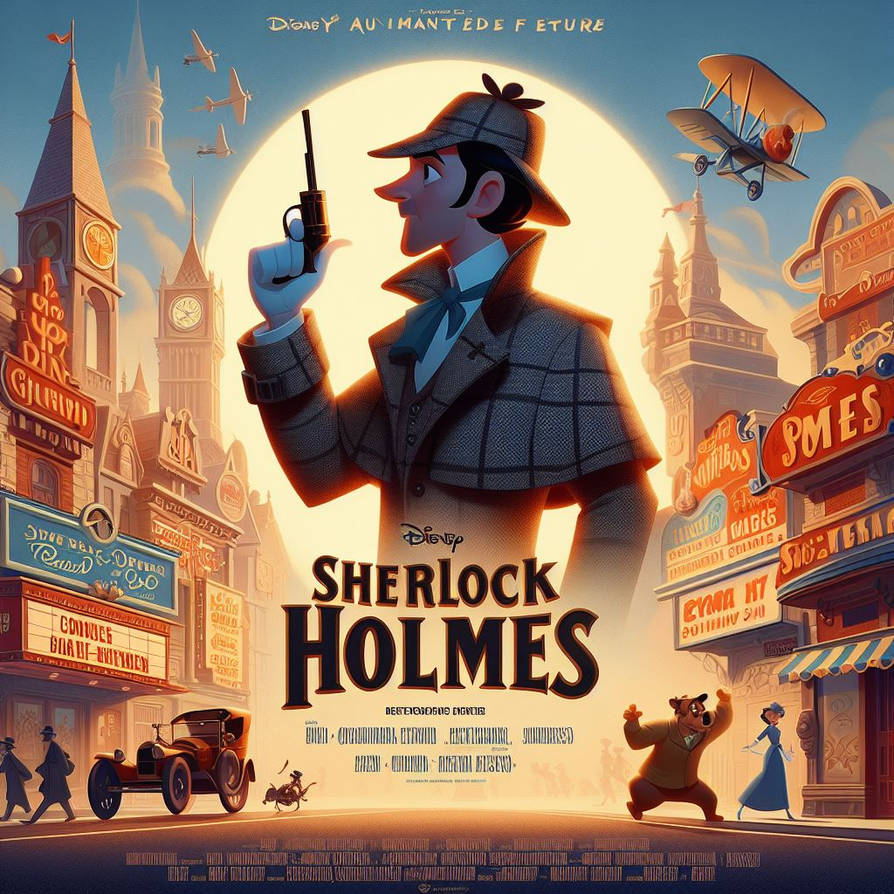 Disney Animated Feature Sherlock Holmes By Disneydark On DeviantArt disney-animated-feature-sherlock-holmes-by-disneydark-on-deviantart