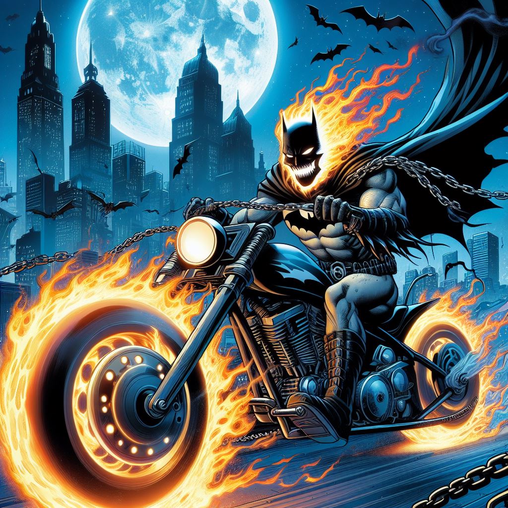 Ghost Rider Batmobile Batman as Ghost Rider by disneydark on DeviantArt