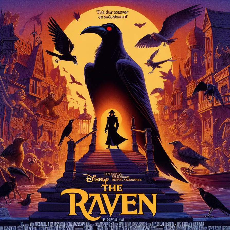 Movei Character Raven Disney Animated Feature The Raven by disneydark on DeviantArt
