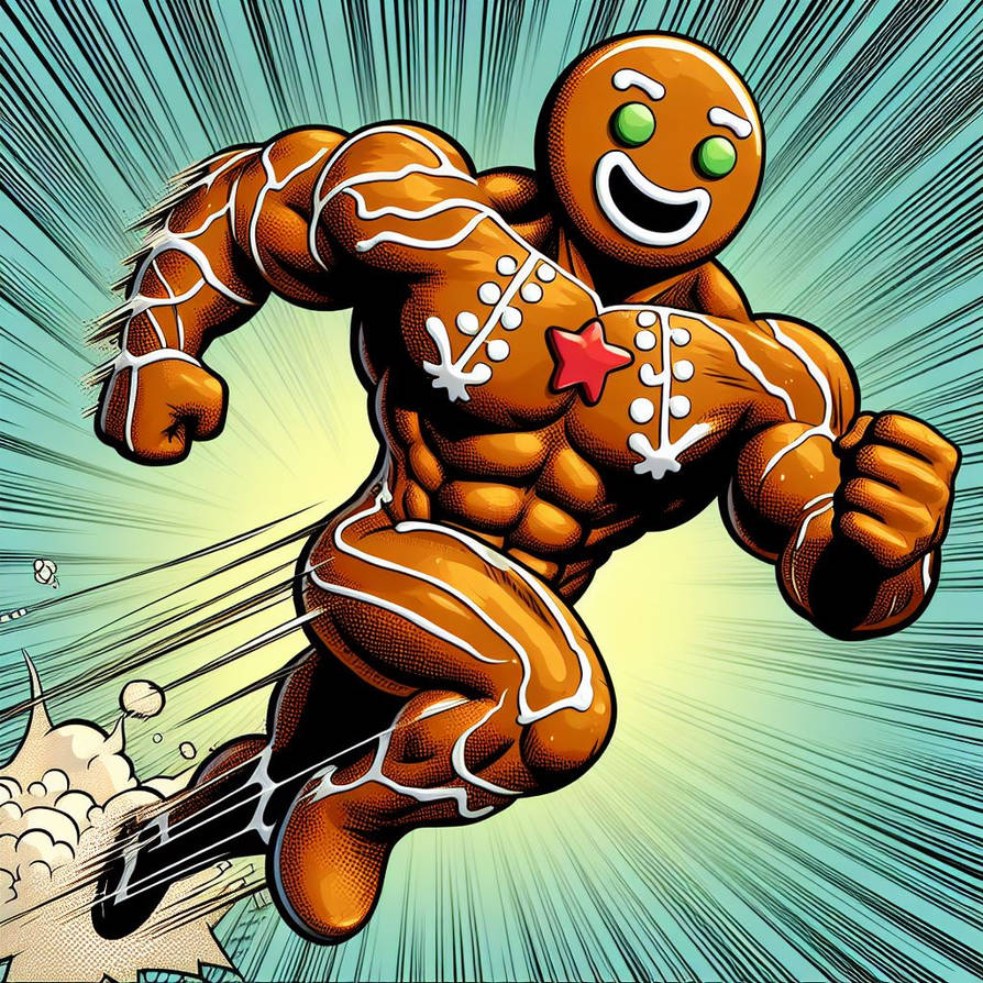 The Gingerbread Man Fighter by disneydark on DeviantArt
