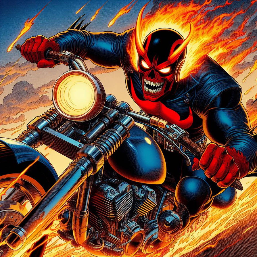 Hell-Rider Fighter by disneydark on DeviantArt