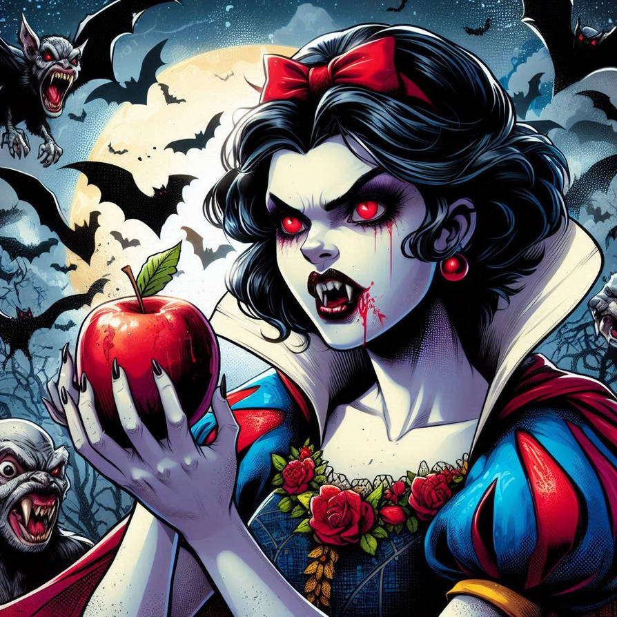 Snow White as a Vampire by disneydark on DeviantArt