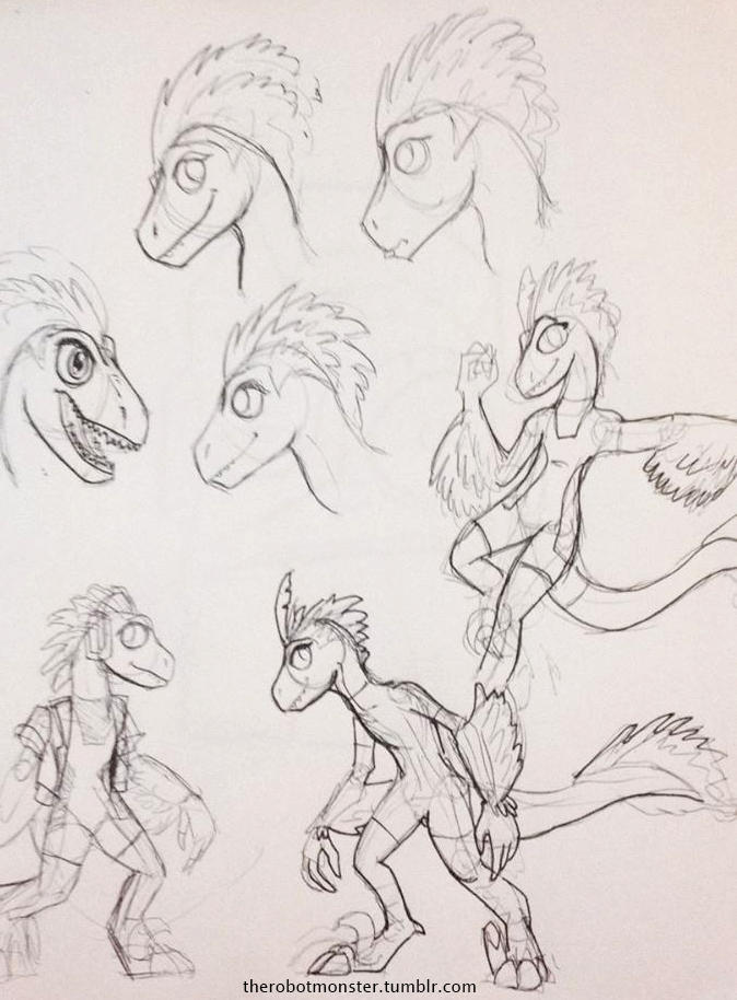 Lin, Character Study, Current Design by TrentTroop on DeviantArt