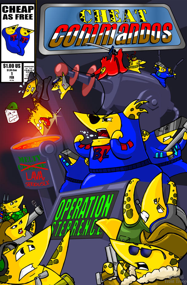 Cheat Commandos Issue 1 Cover by TrentTroop on DeviantArt