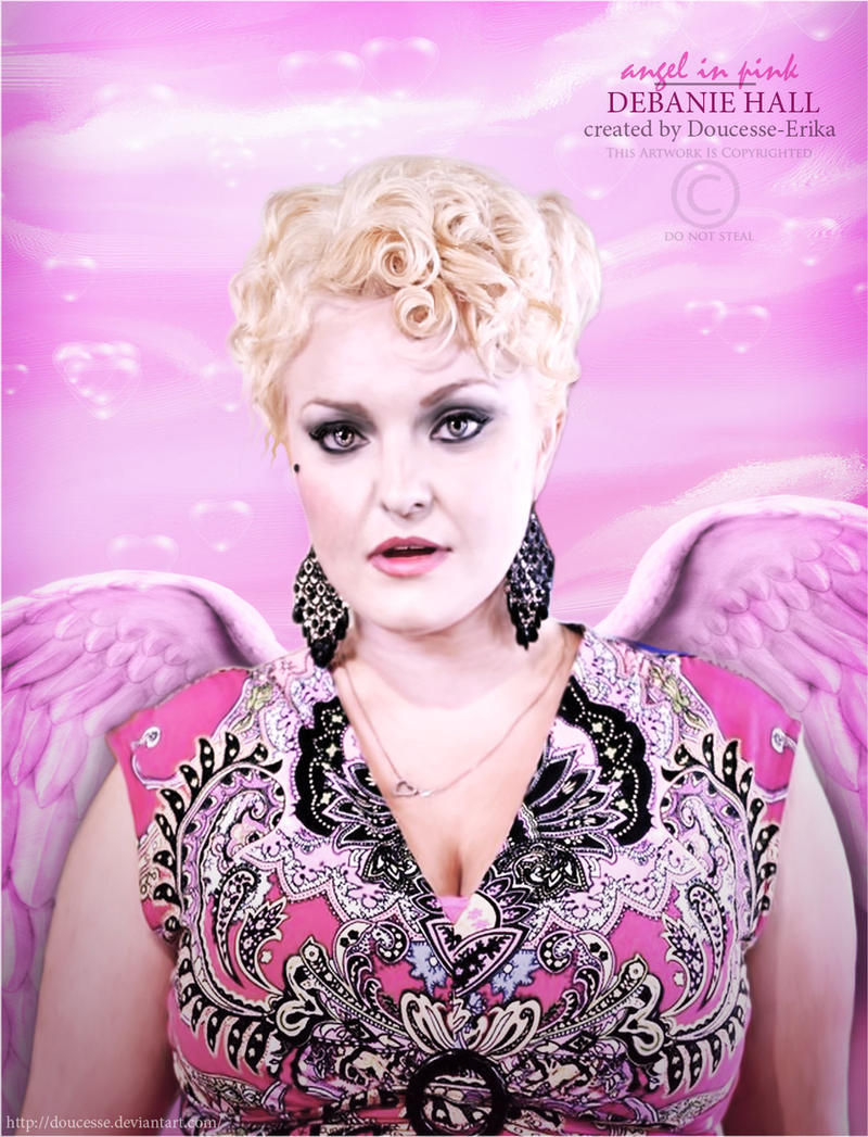 Angel in pink