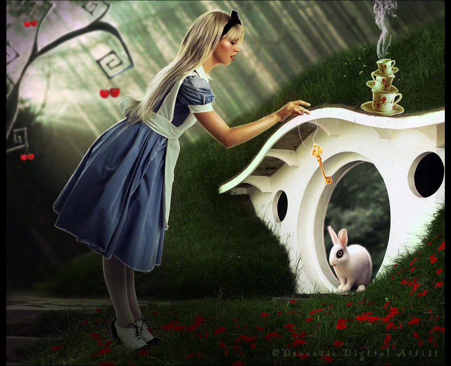 Alice and The Rabbit by Doucesse
