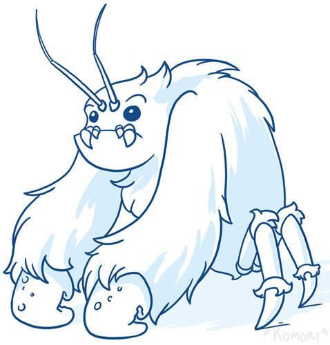 Yeti Crab by ChaosKomori on DeviantArt