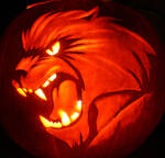 Werewolf Pumpkin by ChaosKomori