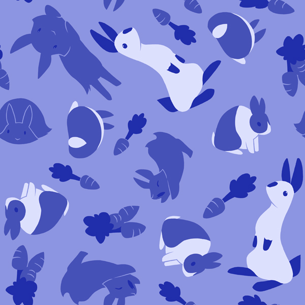 Bunny tile pattern