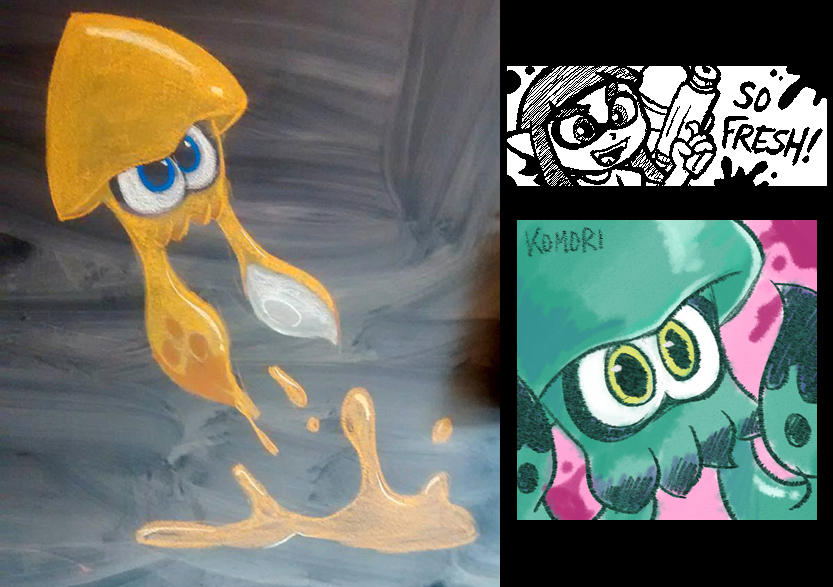 Splatoon Sea Deviantart Splatoon arts by ChaosKomori on DeviantArt