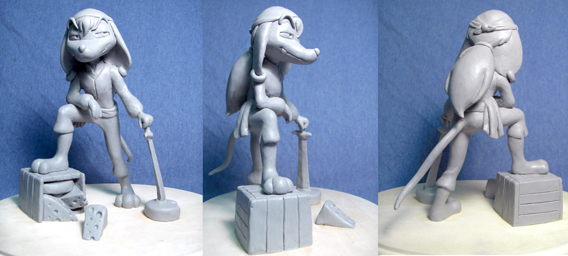 Pirate Mouse Maquette... Yarr.