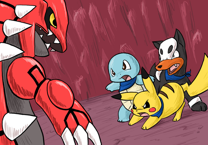 Blue Rescue Team vs Groudon