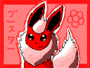 Flareon Flipnote Icon 7-12-10 by ShinyGlaceon42