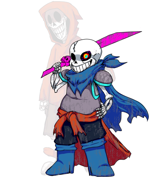 Dustbelief Papyrus and Dusttale sans by PicnicKingdom