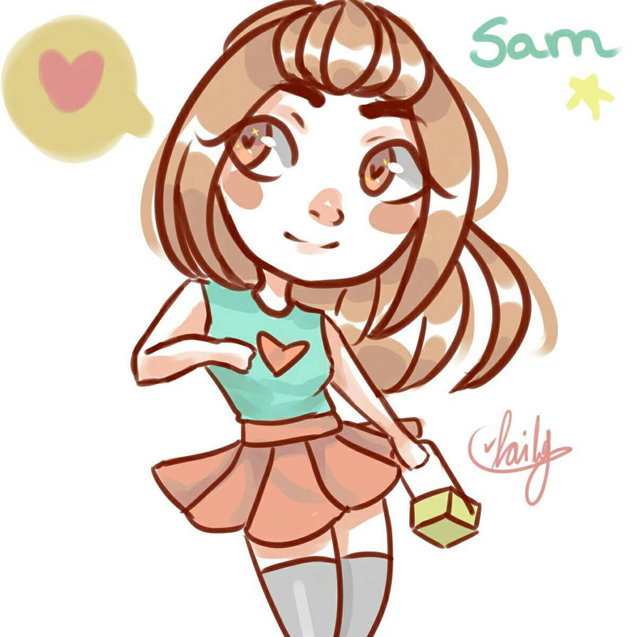Chibi of Sam by Eunhalea on DeviantArt