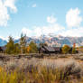 Church by the mountains