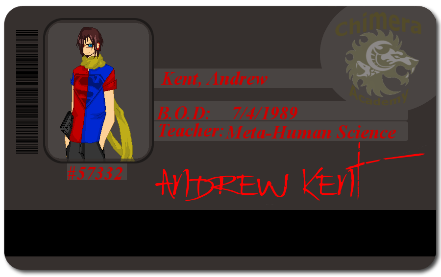 Kent, Andrew ID card