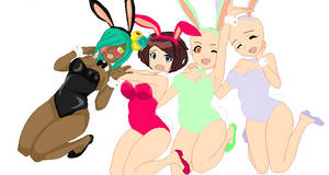 | Bunny suits! | {Collab Part}