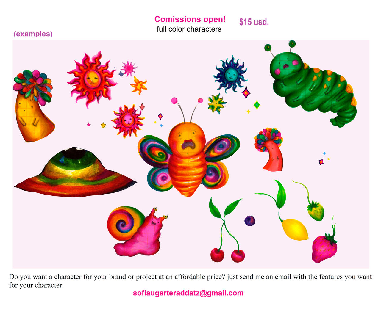 Full Color Characters Example 1. by sofiaugarteart on DeviantArt