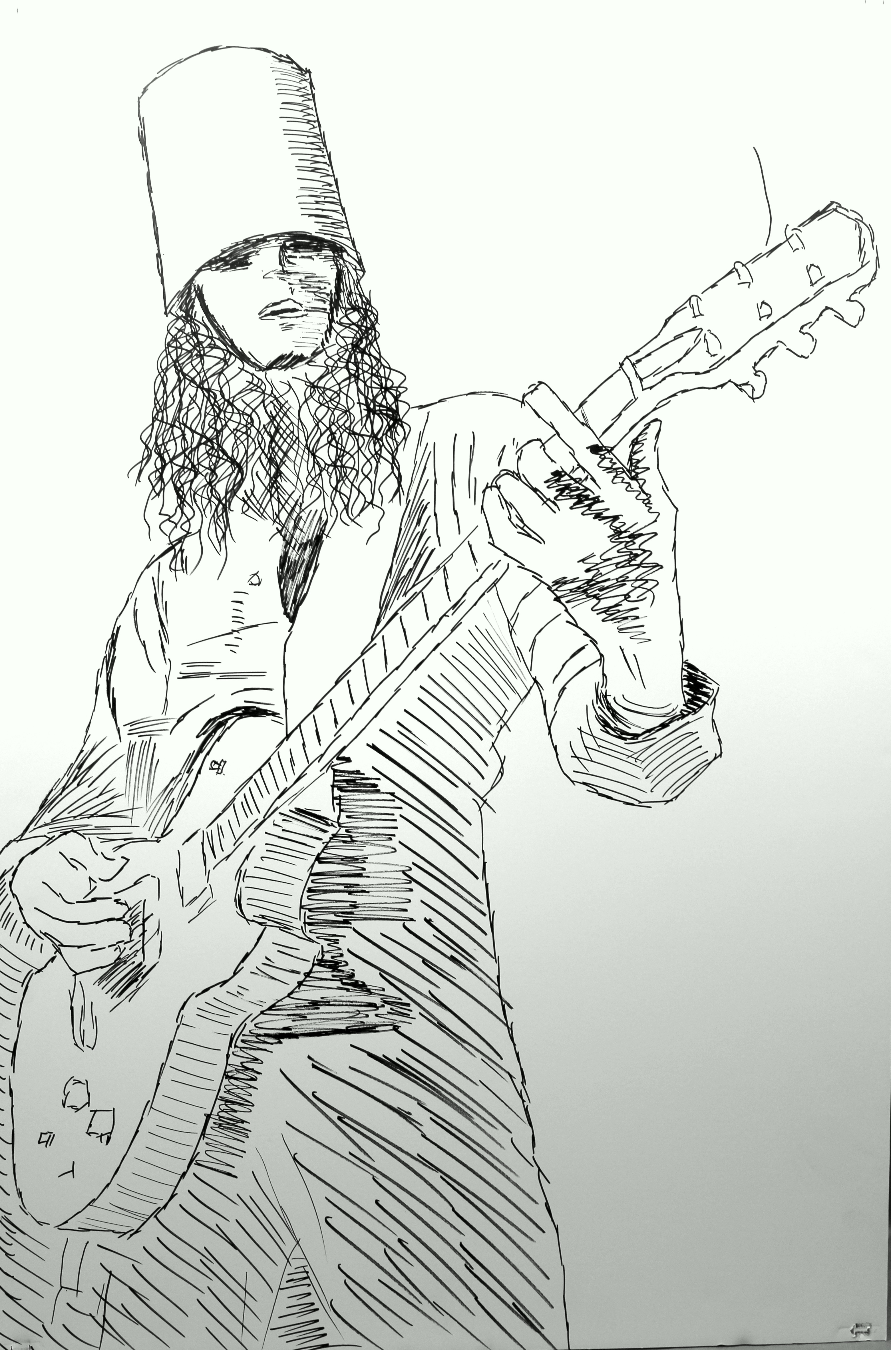 Buckethead Sketch By Mikedurland On Deviantart