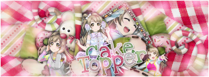 [Scrapbook] Cake Topper