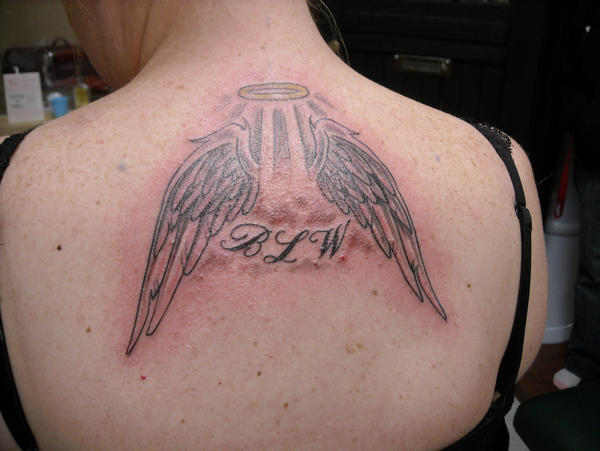 angel wings and halo tattoo by Ventisca-seer on DeviantArt