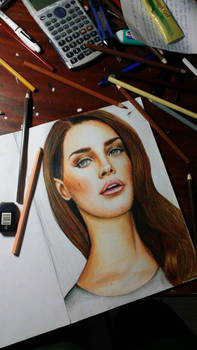 lana Del Rey drawing :)