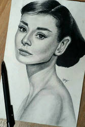 Audrey Hepburn drawing