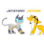 Jetstorm and Jetfire as cats