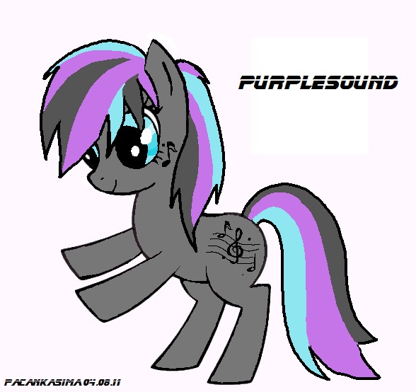 MLP OC : PurpleSound :D