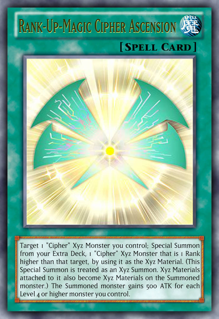 Rank-Up-Magic Cipher Ascension by KyoryuGold97 on DeviantArt
