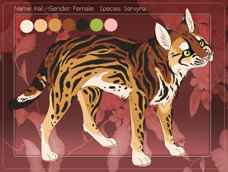 Kal - Fursona - Reference