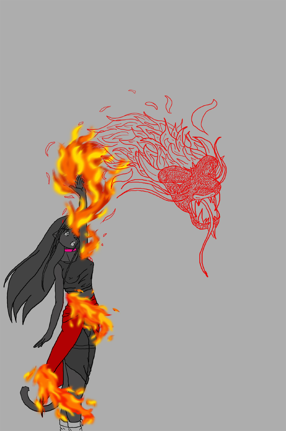 WIP 2 -Summon: Fire Dragon