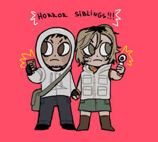 horror siblings!!