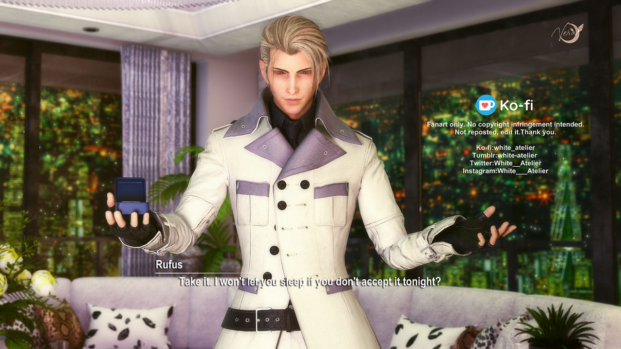Ff7 Rufus Cut Out FFVII Remake-Rufus-White Day 2021 by Vera-White on DeviantArt