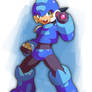 MMZX OC Fanart: Rokku Mega Man Neo