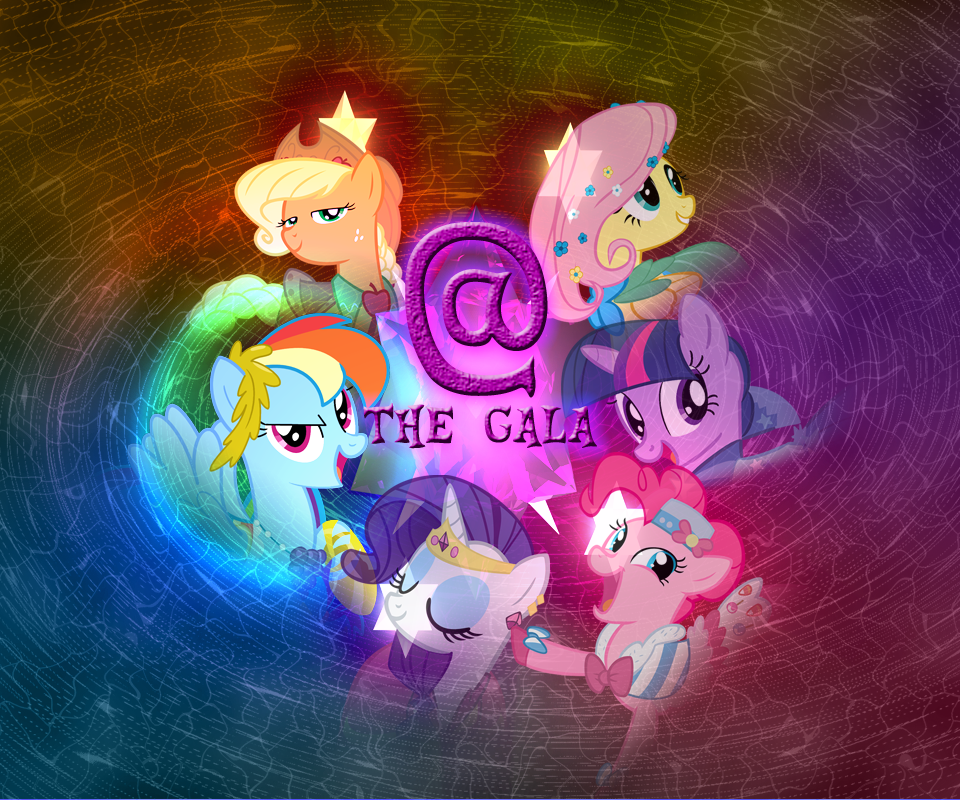 At the Gala MLP Android Wallpaper