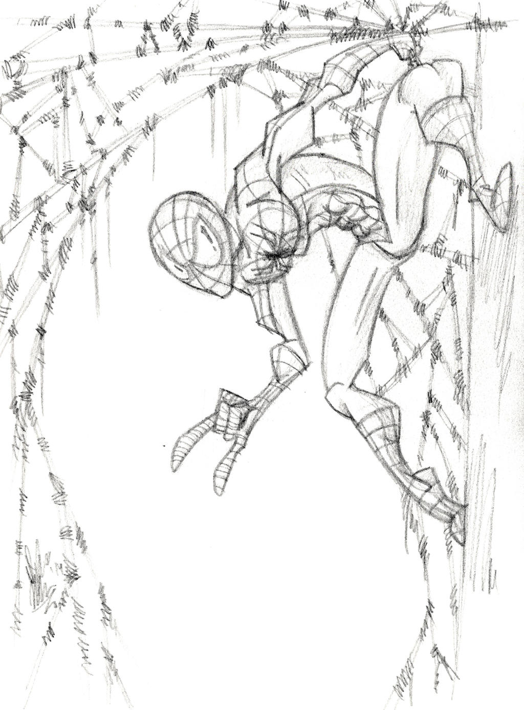 Spider-man Warm Up Sketch